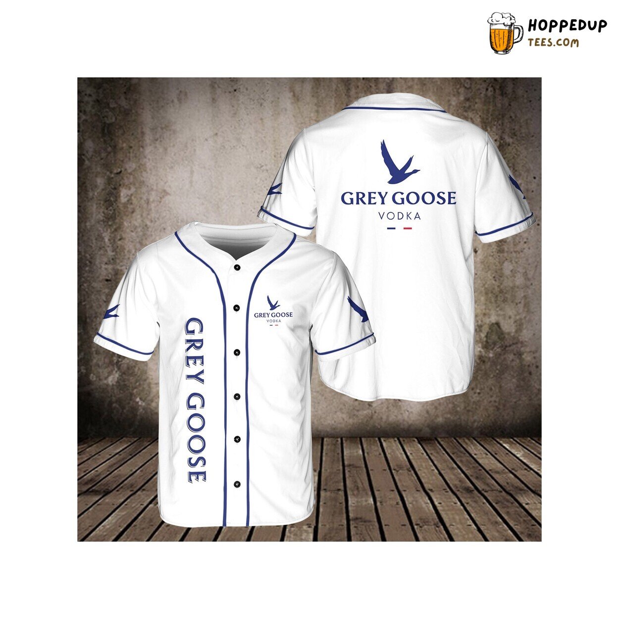 Grey Goose Vodka Baseball Jersey Shirt Beer Lovers 3D Unisex Gift Family