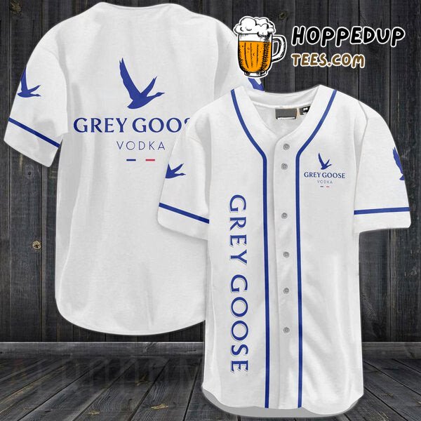 Grey Goose Vodka Vintage Original Baseball Jersey Unique Distinctive Design