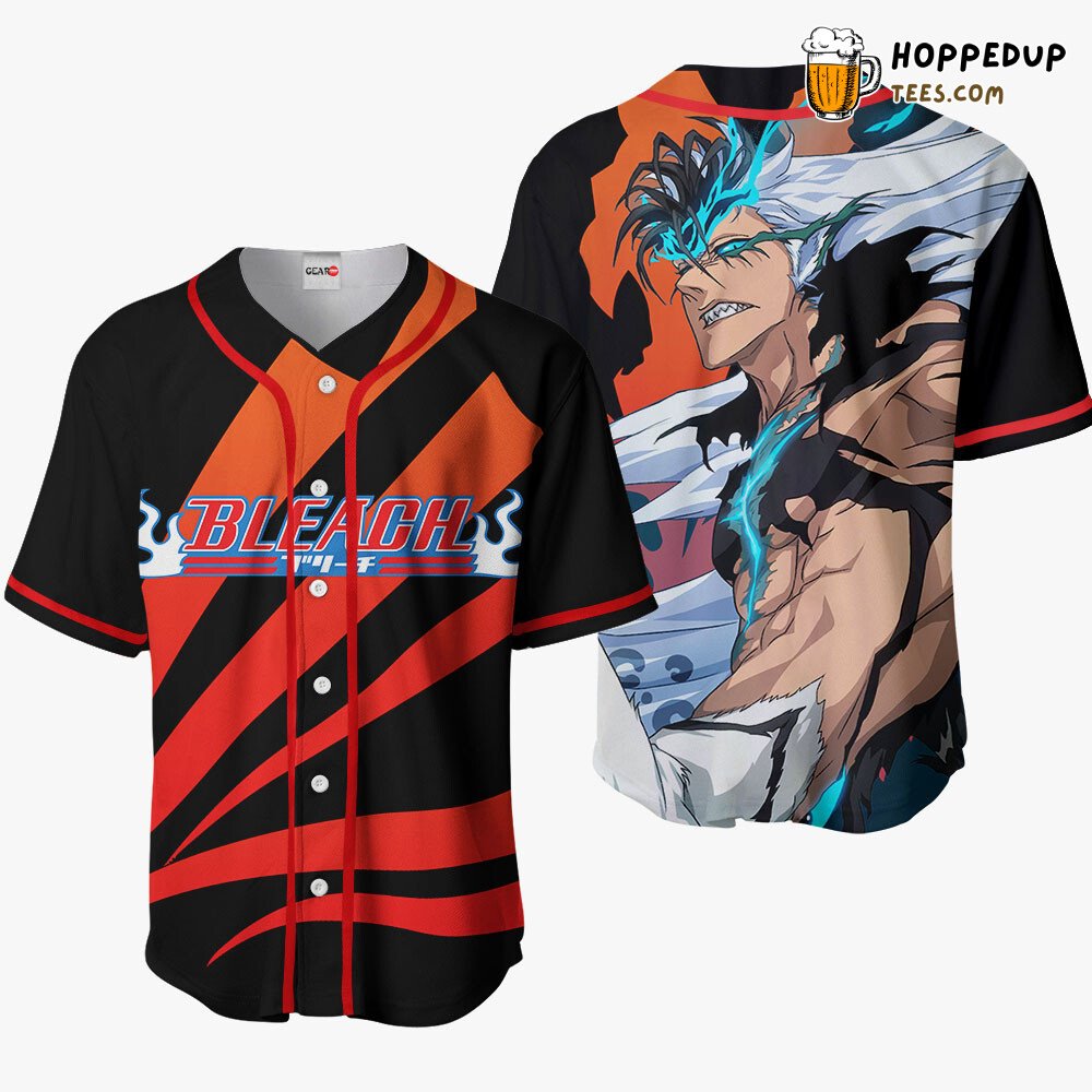 Grimmjow Jaegerjaquez Distinctive Anime Baseball Jersey Unique Design Style Grimmjow Jaegerjaquez Distinctive Anime Baseball Jersey Unique Design Style