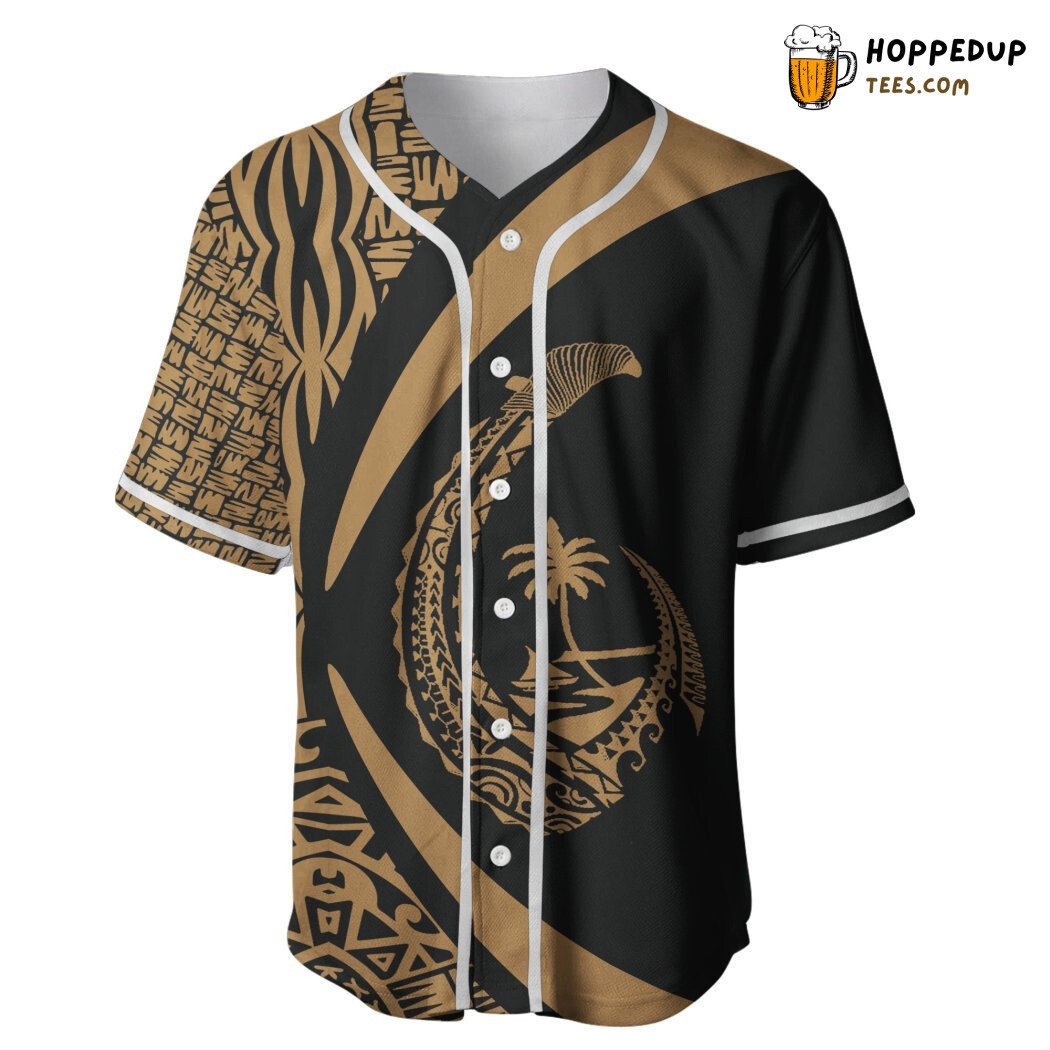 Guam Island With Natural Beauty And Tropical Forest Baseball Tee Jersey Shirts 3D