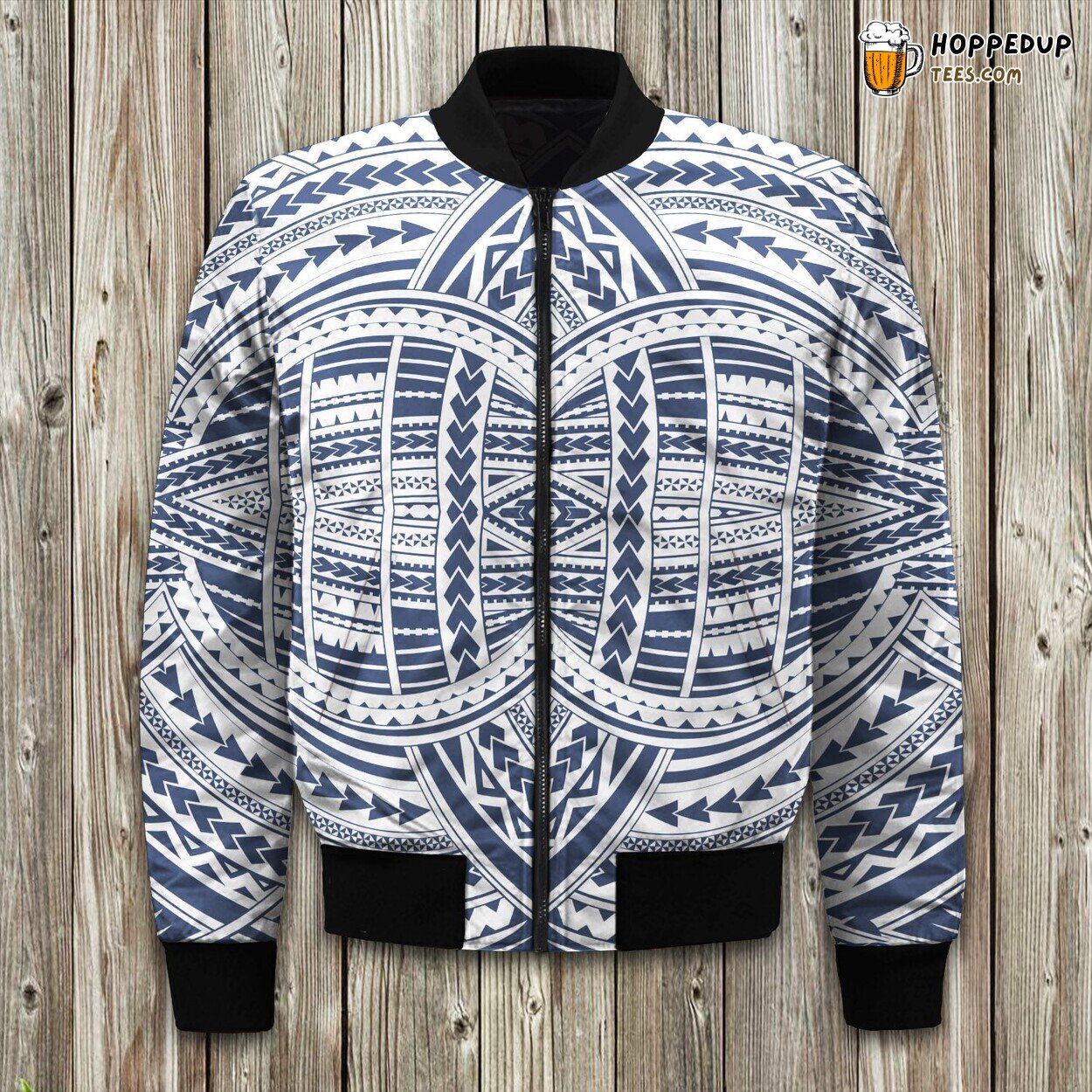 Guam Navy Pattern Bomber Jacket