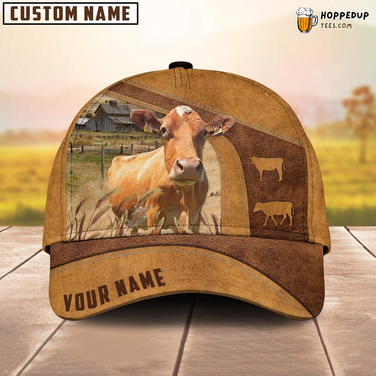 Guernsey Cattle Custom Farm Baseball Cap Ultimate Farmer Lover Guernsey Cattle Custom Farm Baseball Cap Ultimate Farmer Lover