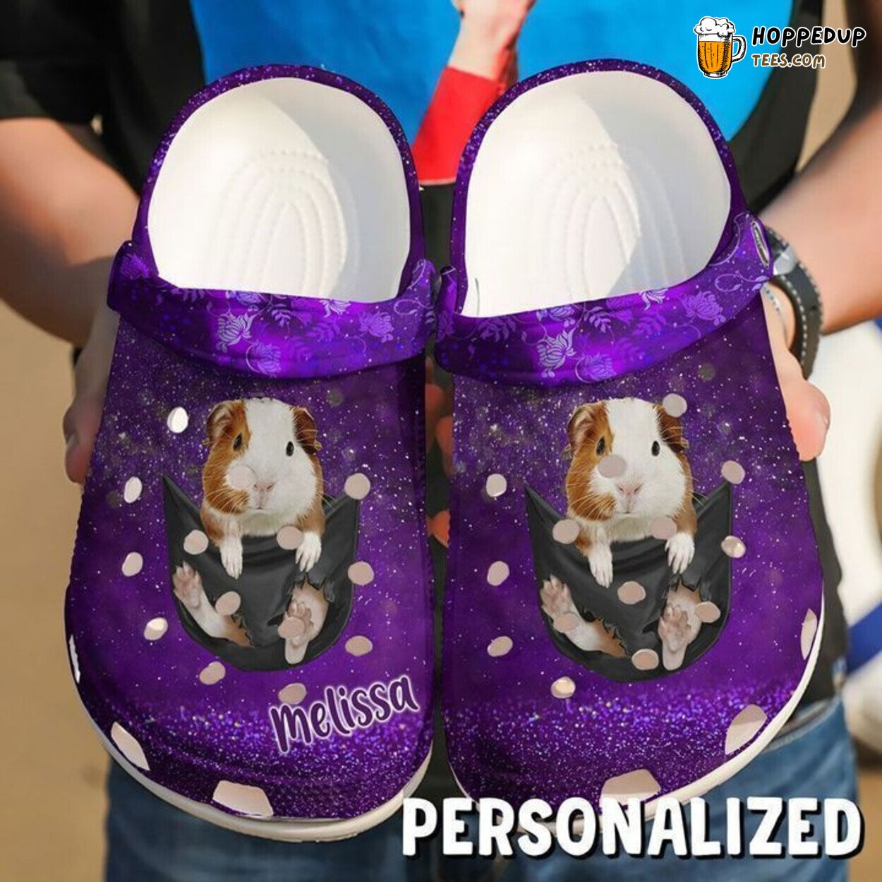 Guinea Pig Personalized Baby Pocket Design Comfortable Clogs Shoes