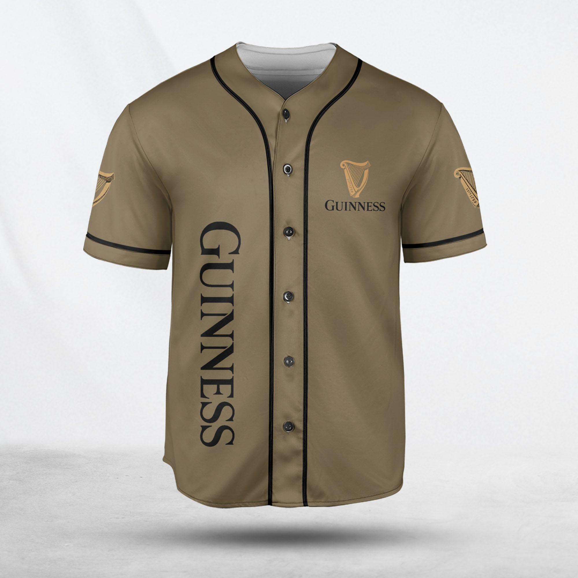 Guinness Baseball Jersey Shirt Designed for Beer Lovers HU