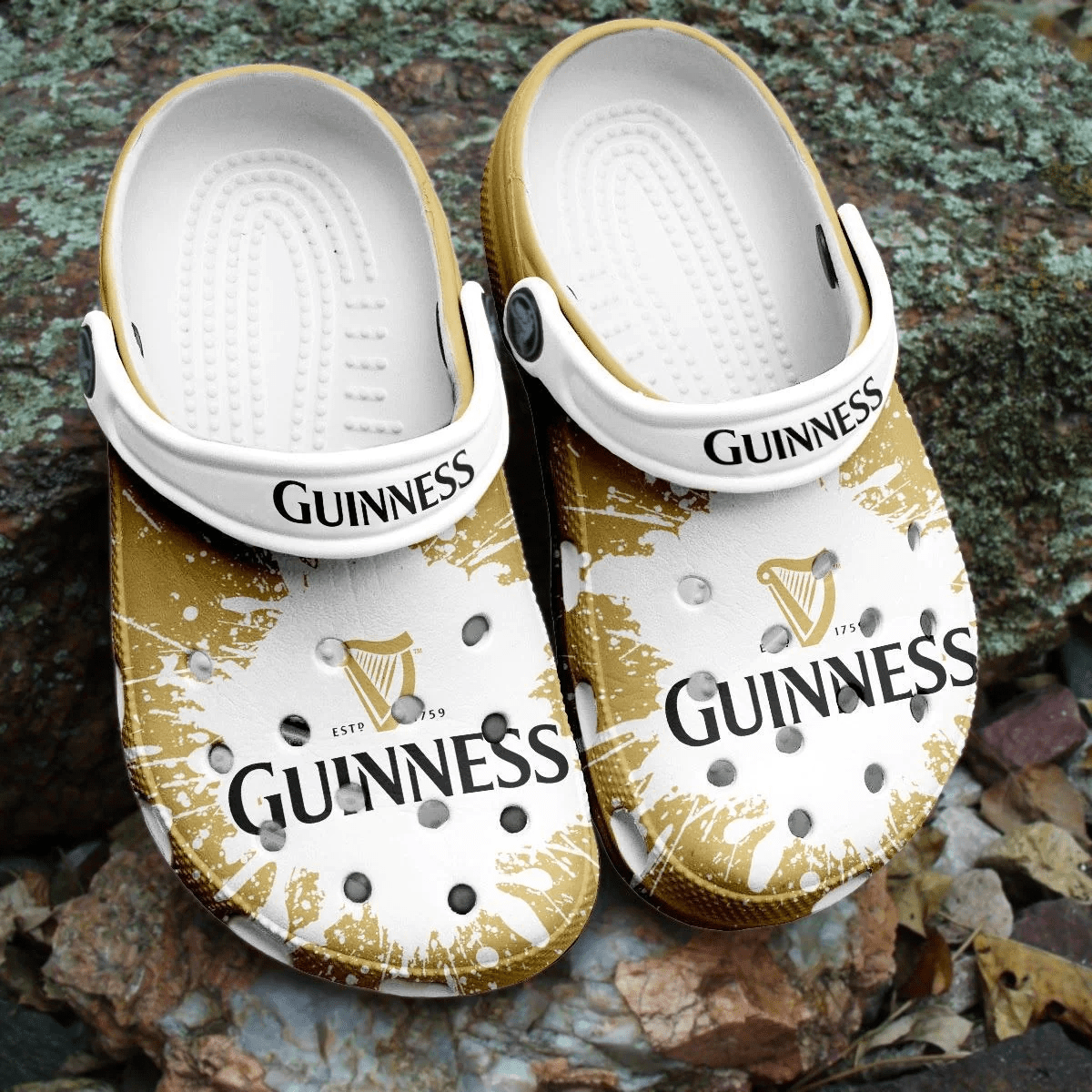 Guinness Beer Adults Comfort Crocband Clogs HU