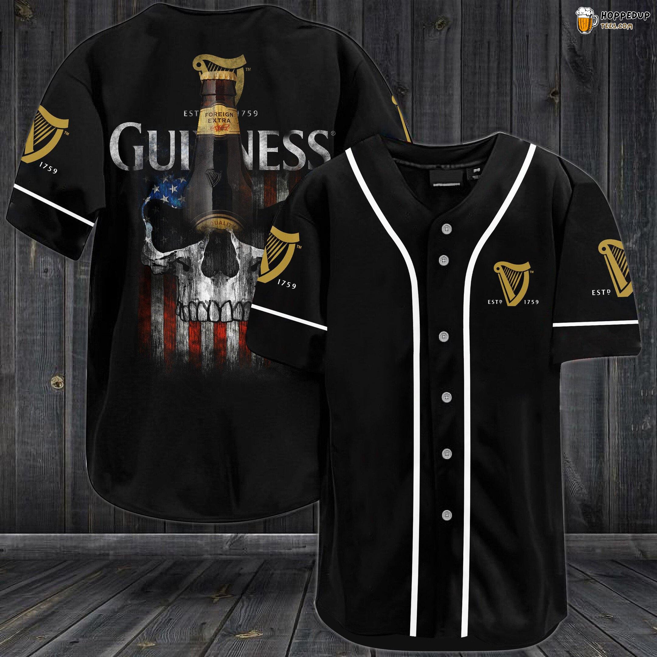 Guinness Beer Baseball Jersey GNS2403L1 Unisex Jersey Shirt