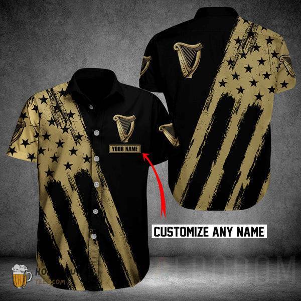 Guinness Beer Black Custom Hawaiian Shirt