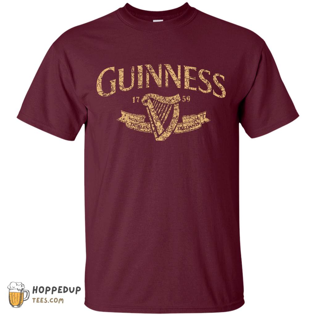 Guinness Beer Brand Label Graphic Tee