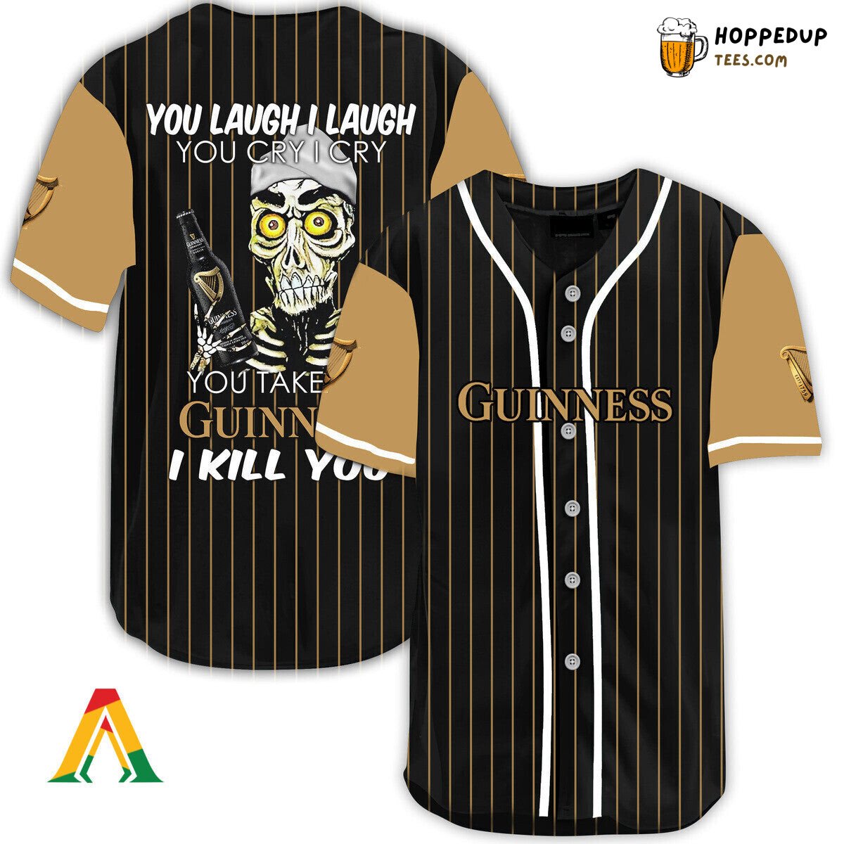 Guinness Beer Defender Baseball Jersey Unique Laugh Cry Distinctive Design