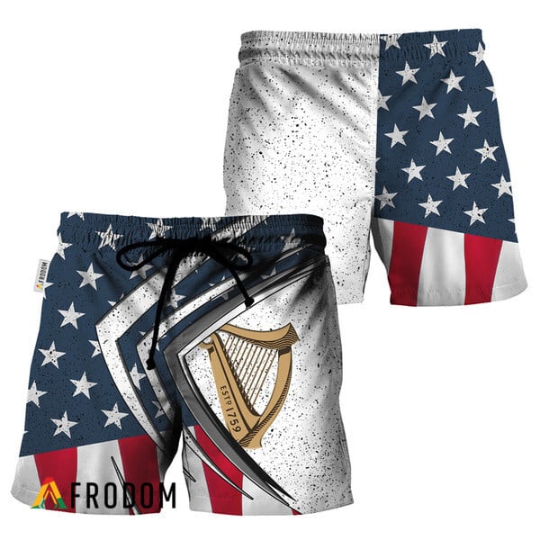 Guinness Beer Hawaiian Shorts For Esports July Fourth HU