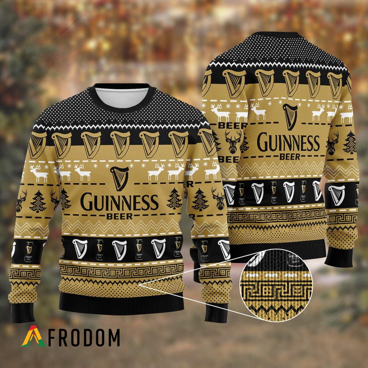 Guinness Classic Christmas Edition Sweater HU