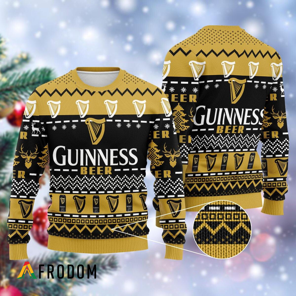 Guinness Classic Christmas Edition Sweater HU