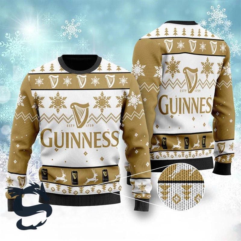 Guinness Classic Style Festive Holiday Sweater HU
