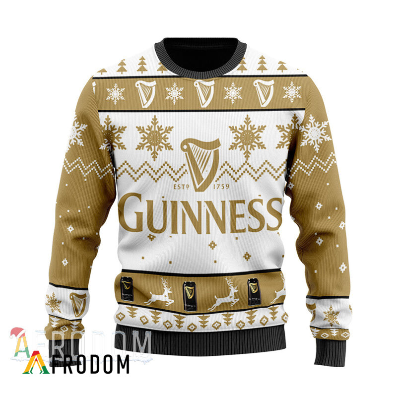 Guinness Classic Style Holiday Sweater HU