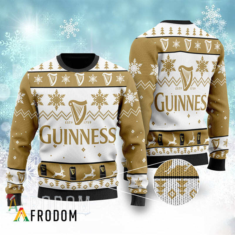 Guinness Classic Style Holiday Sweater HU