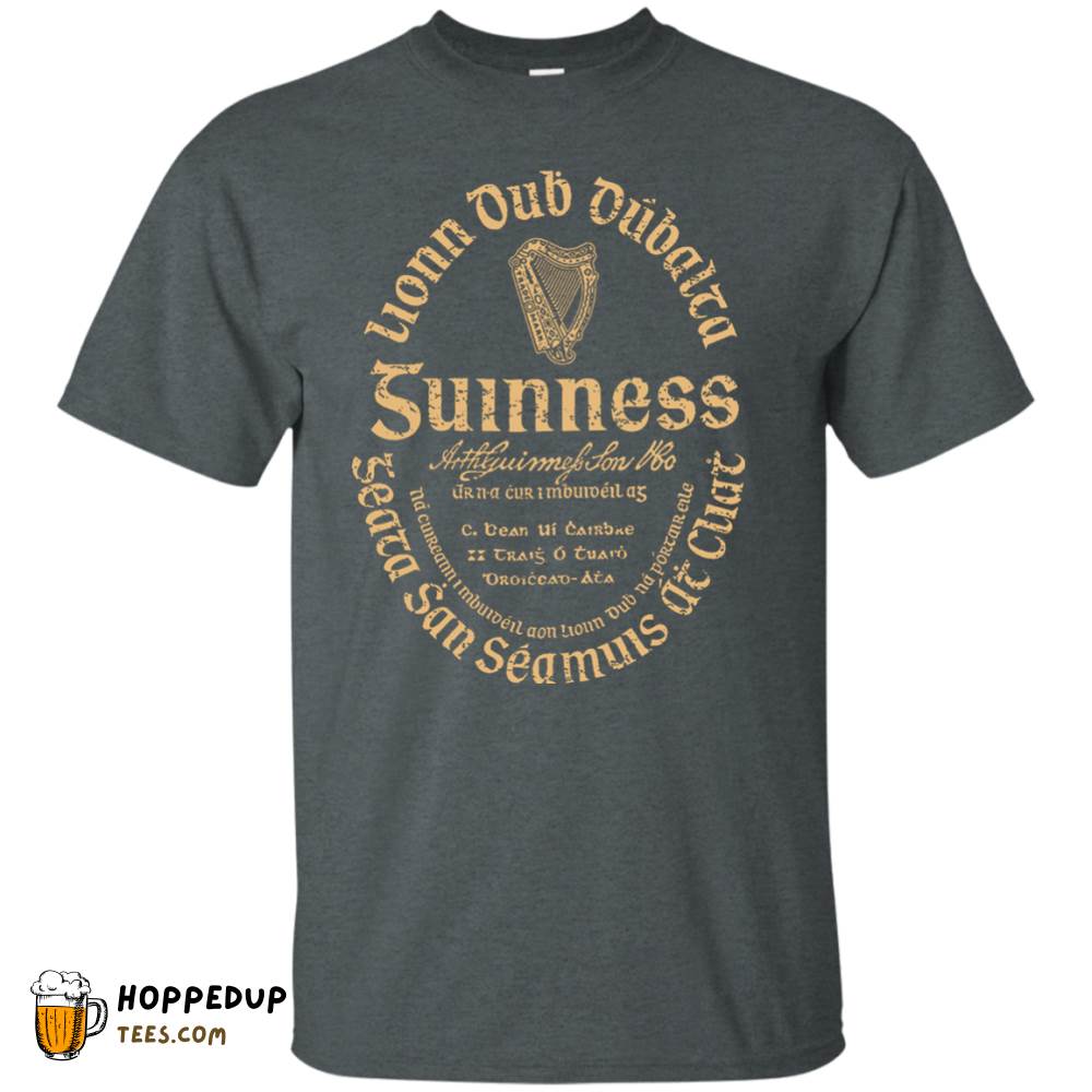 Guinness Color Oval Worn Label Pattern Custom T-Shirt HU Guinness Color Oval Worn Label Pattern Custom T-Shirt HU