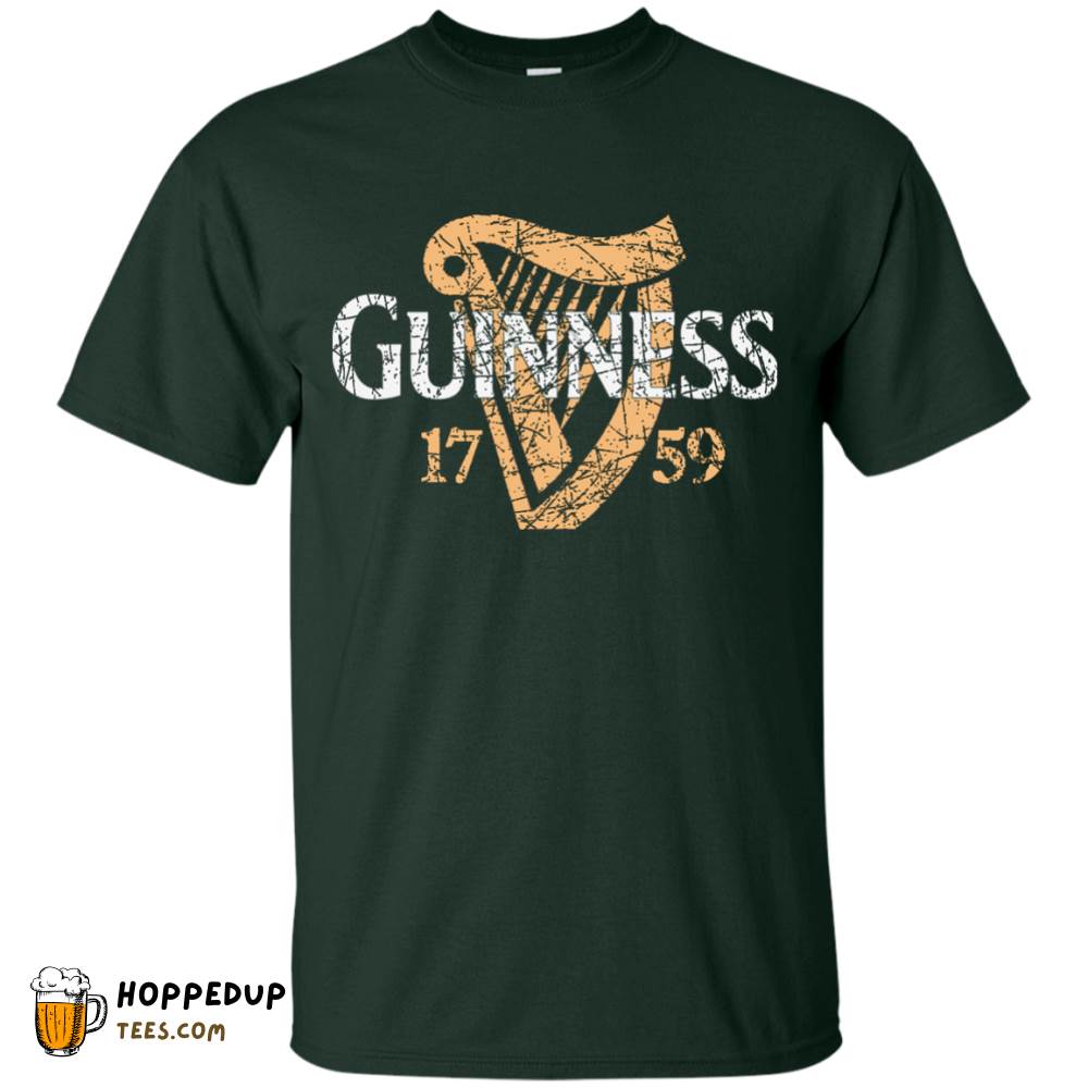 Guinness Colorful Worn Label Pattern Custom Tee HU Guinness Colorful Worn Label Pattern Custom Tee HU