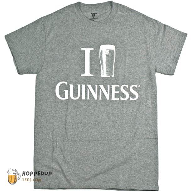 Guinness Crew Neck Grey T-Shirt