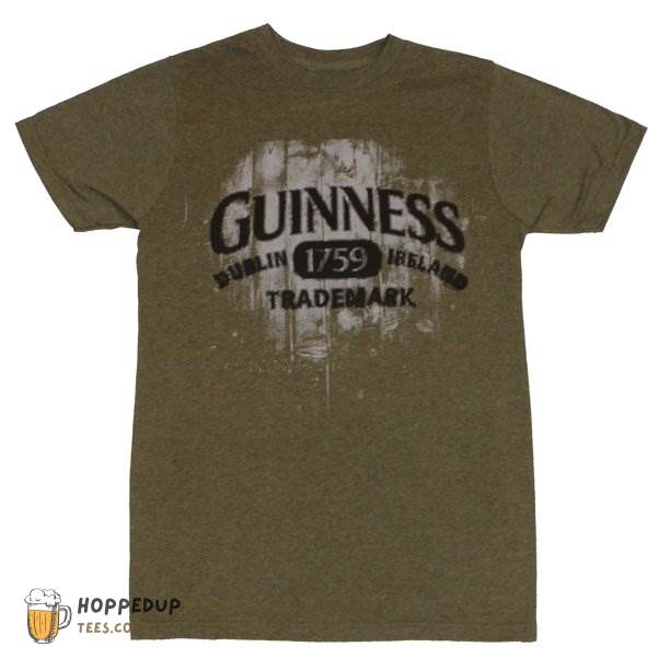 Guinness Distressed Trademark Custom T Shirts