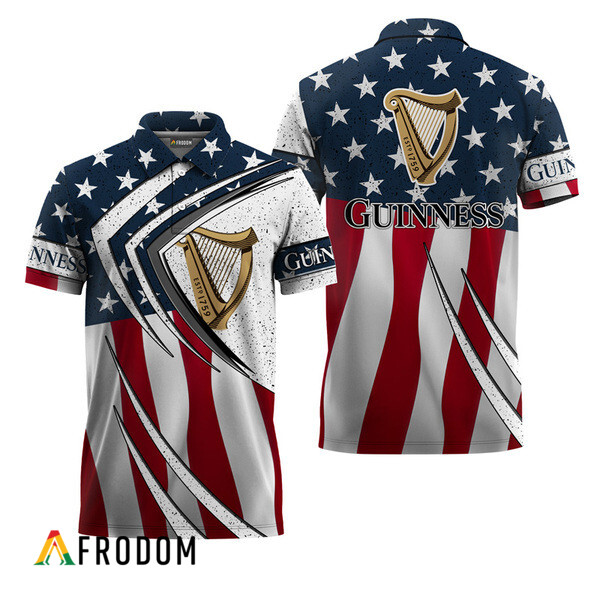 Guinness Fourth Of July Esports Polo Shirt HU