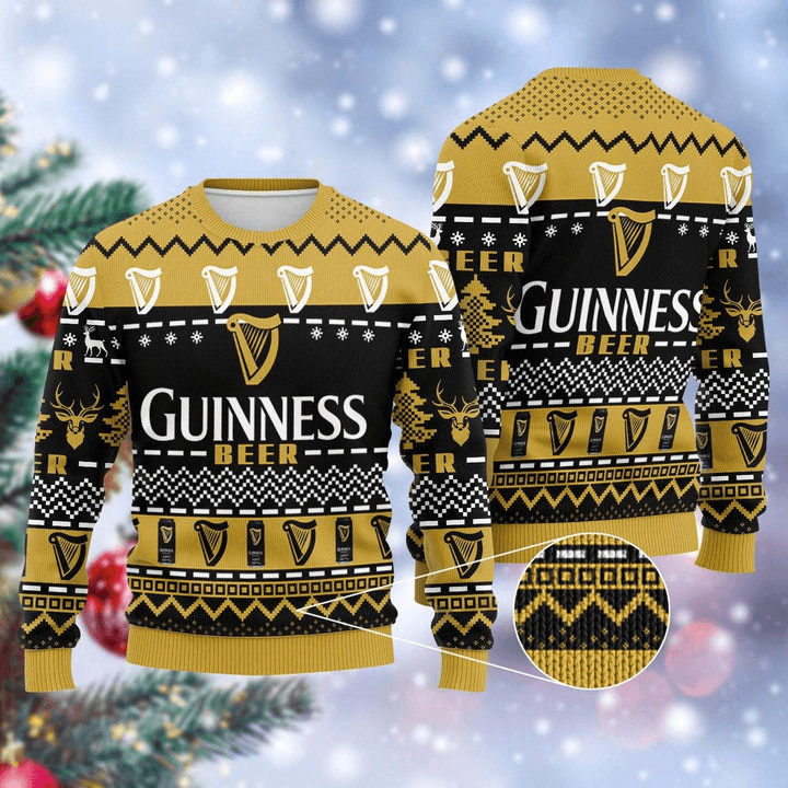Guinness Heritage Inspired Christmas Sweater HU