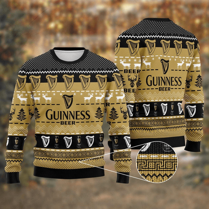 Guinness Heritage Inspired Christmas Sweater HU