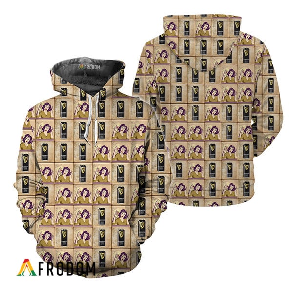 Guinness Themed Mom and Beer Zip Hoodie HU