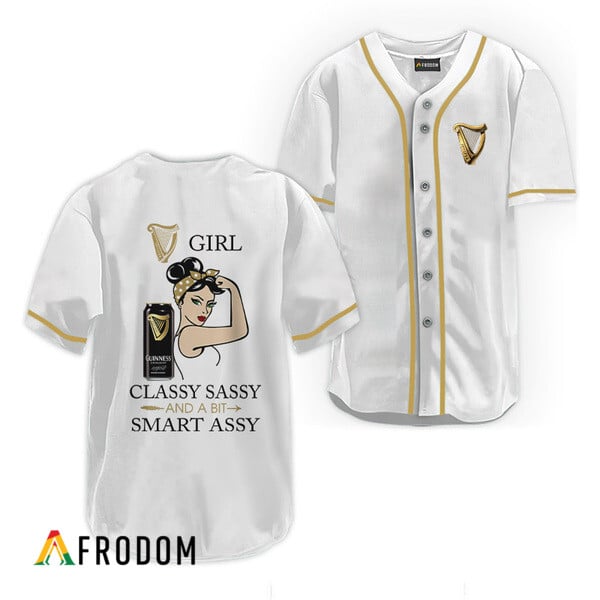 Guinness Themed Smart Assy Baseball Jersey HU