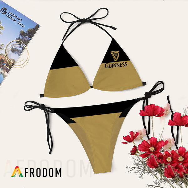 Guinness Triangle Bikini Set Swimsuit HU