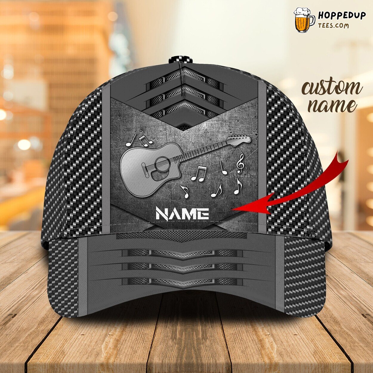 Guita Design Classic 3D Cap Personalized Name Unique Authentic Edition Look