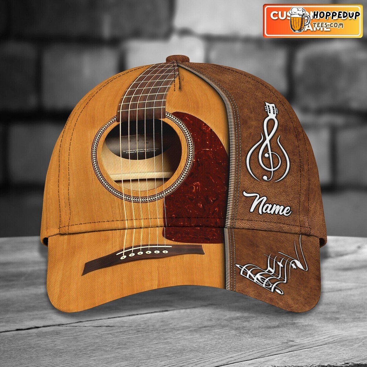 Guitar Custom Name Classic 3D Cap Unique Premium Edition Series Authentic