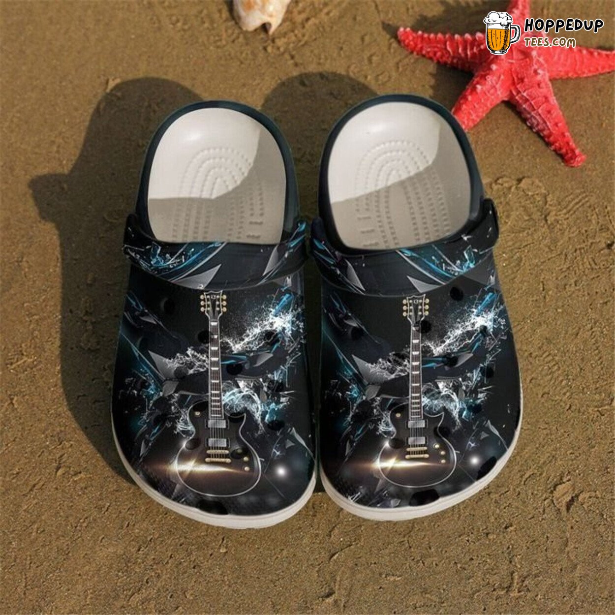 Guitar Electric Inspired Classic Comfortable Clogs Shoes Unique