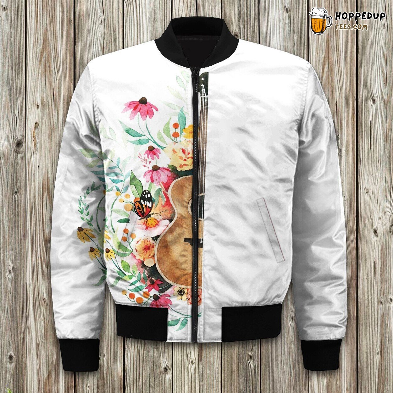 Guitar Vintage Clothing Bomber Jacket