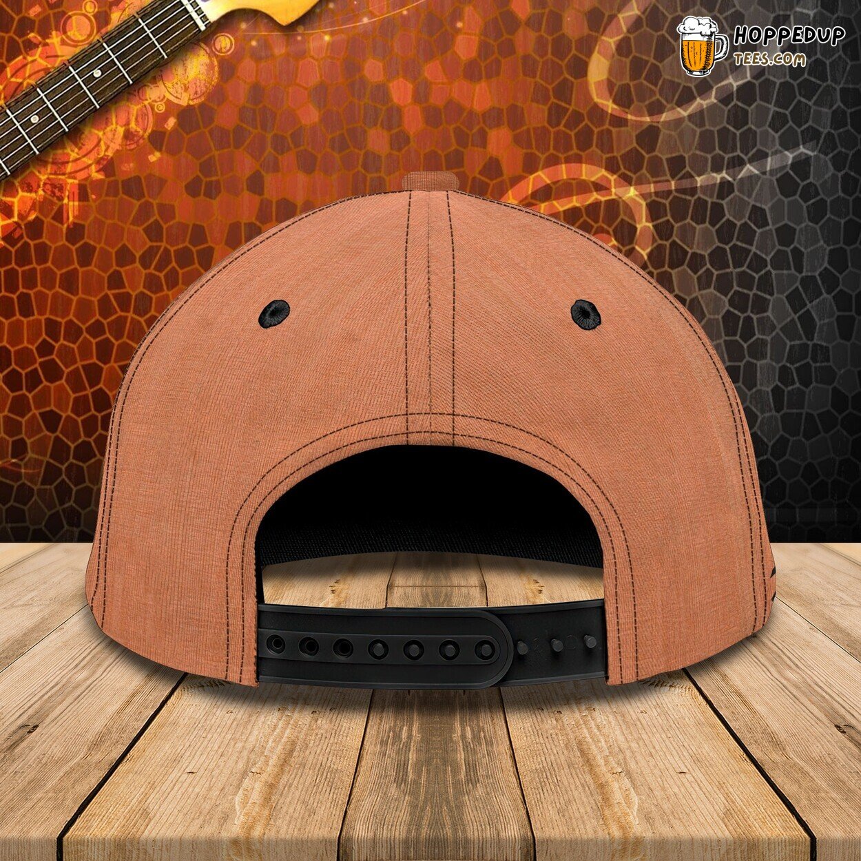Guitarpersonalized Name 3D Print Classic Elegance Design Baseball Cap