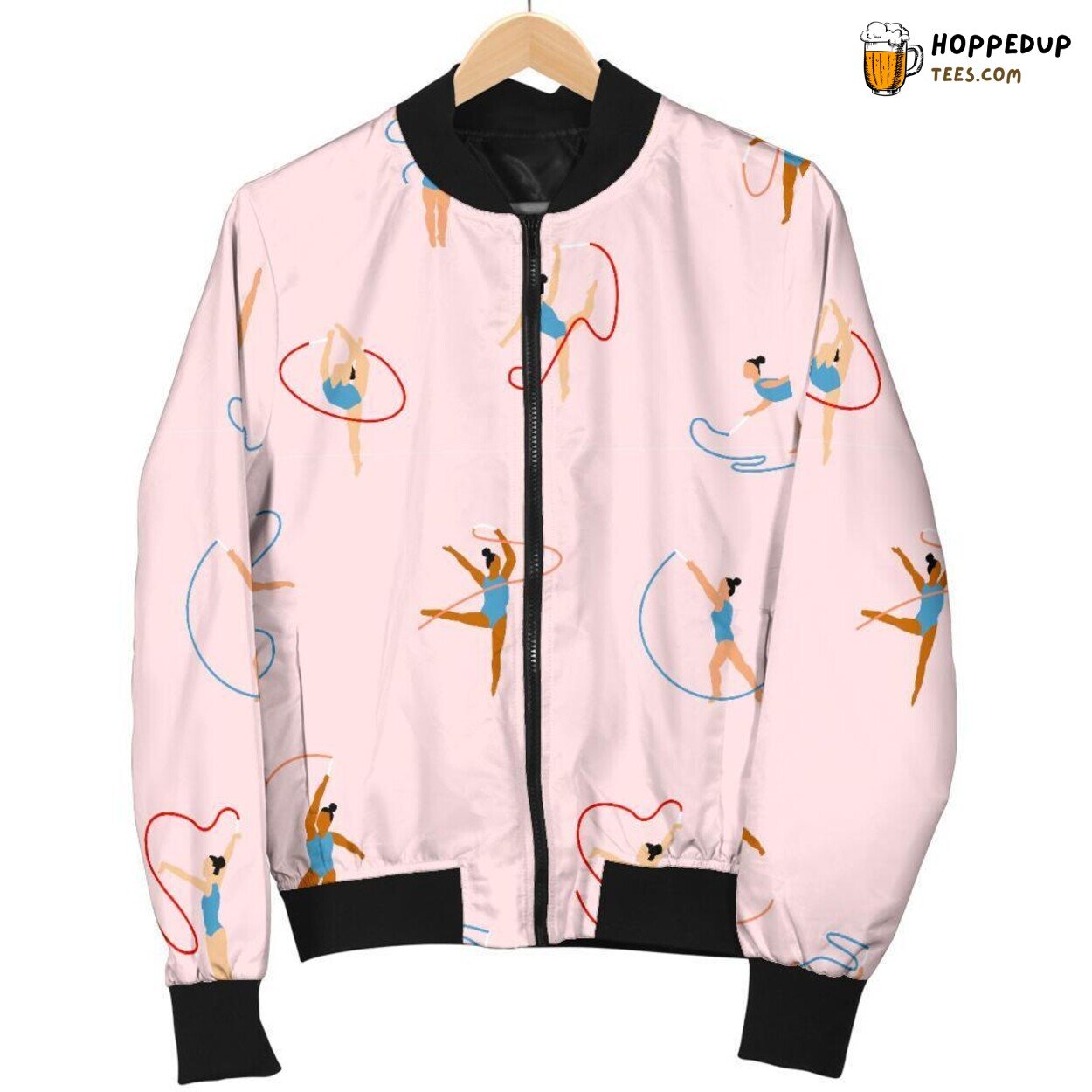 Gymnastics Athletic Sport Design Men’s Bomber Jacket Unique Pattern Art Gymnastics Athletic Sport Design Men’s Bomber Jacket Unique Pattern Art