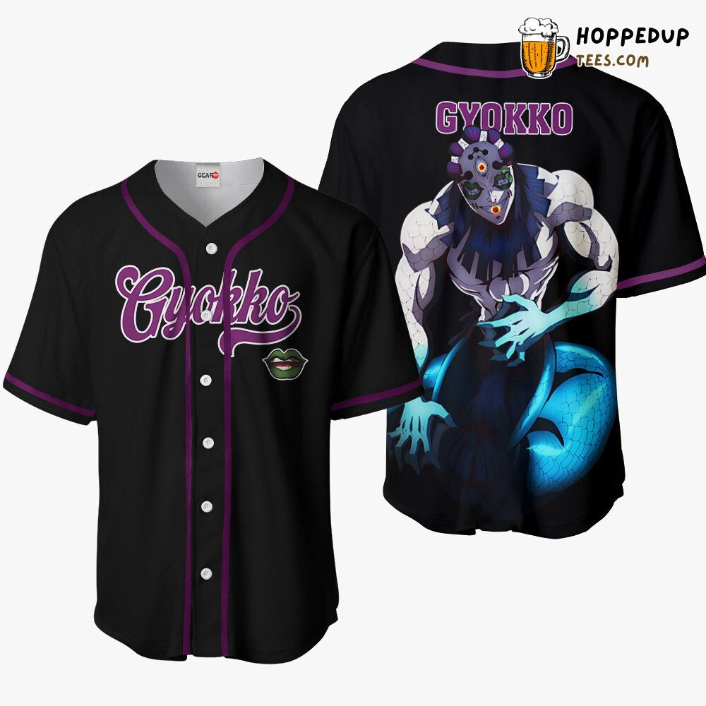 Gyokko Unique Design Anime Baseball Jersey Shirt Distinctive Edition