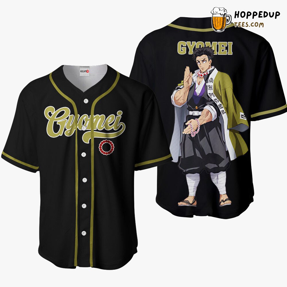 Gyomei Distinctive Anime Baseball Jersey Shirt Unique Design Edition