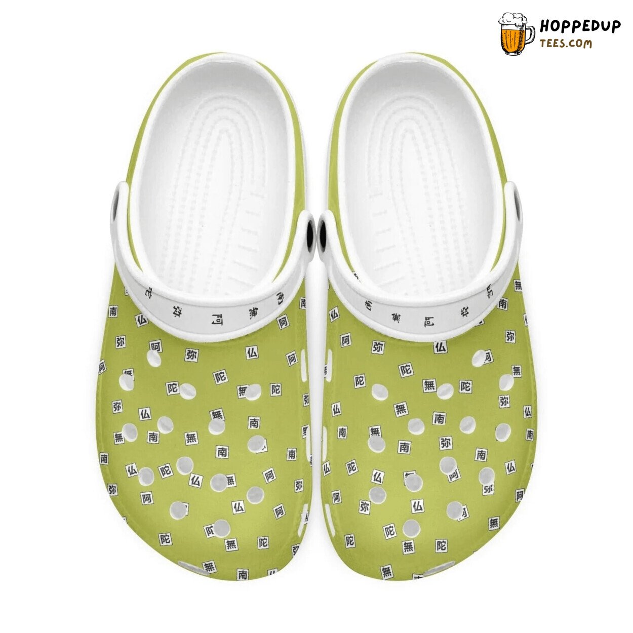 Gyomei Himejima Demon Slayer Themed Artistic Design Custom Clogs