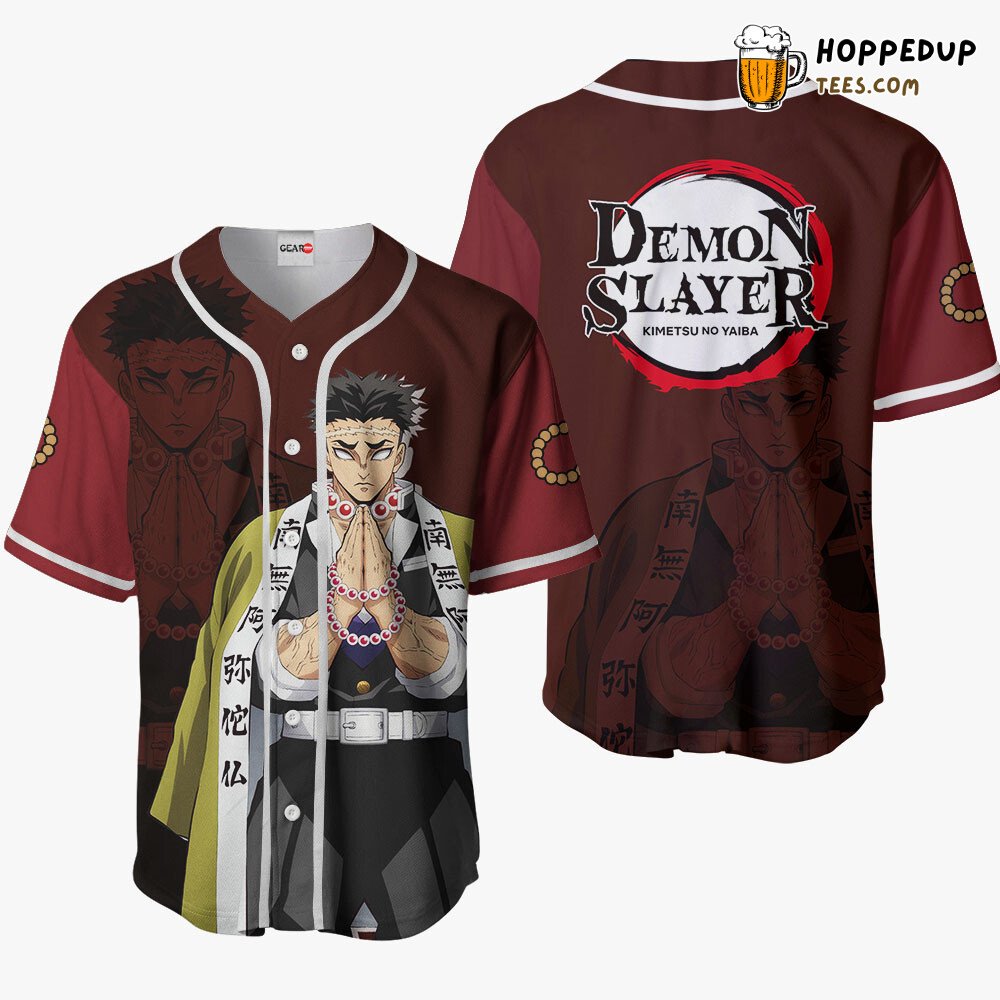 Gyomei Himejima Unique Anime Design Collection Baseball Jersey Distinctive Gyomei Himejima Unique Anime Design Collection Baseball Jersey Distinctive