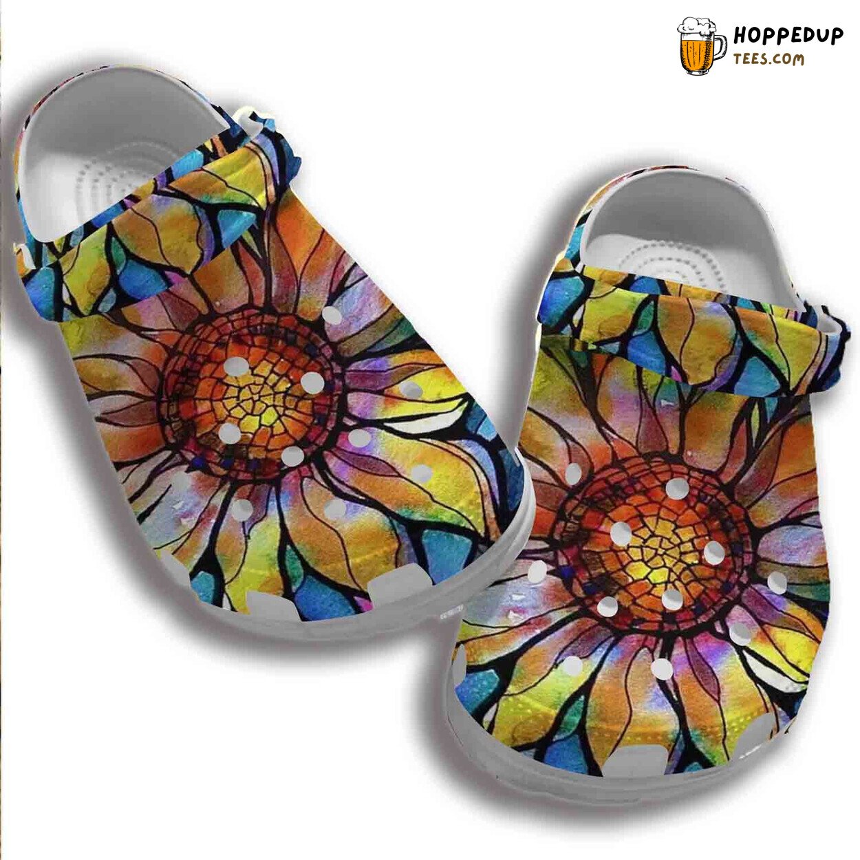 Gypsy Flower Croc Hippie Shoes Crocbland Clog Gifts Son Daughter