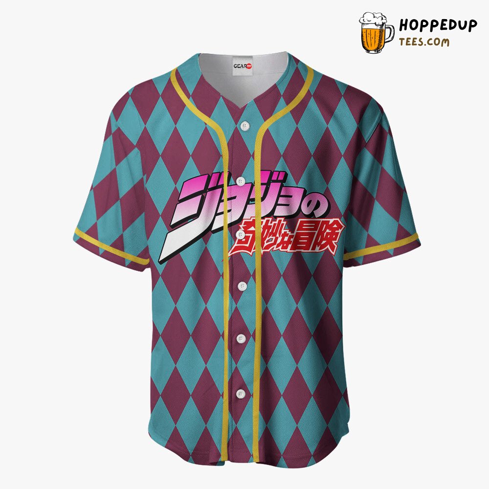 Gyro Zeppeli JJBA Distinctive Design Anime Baseball Jersey Unique Shirt