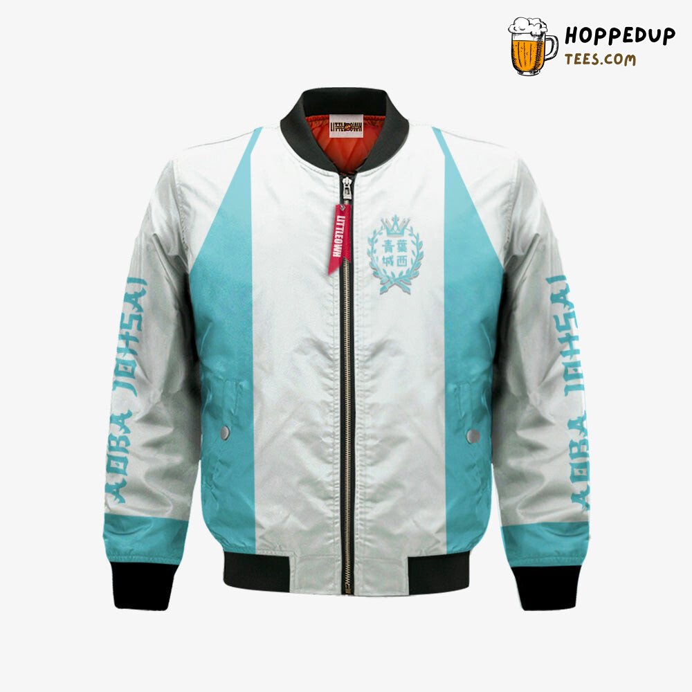 Haikyuu Aoba Johsai High Inspired Unique Bomber Jacket Design