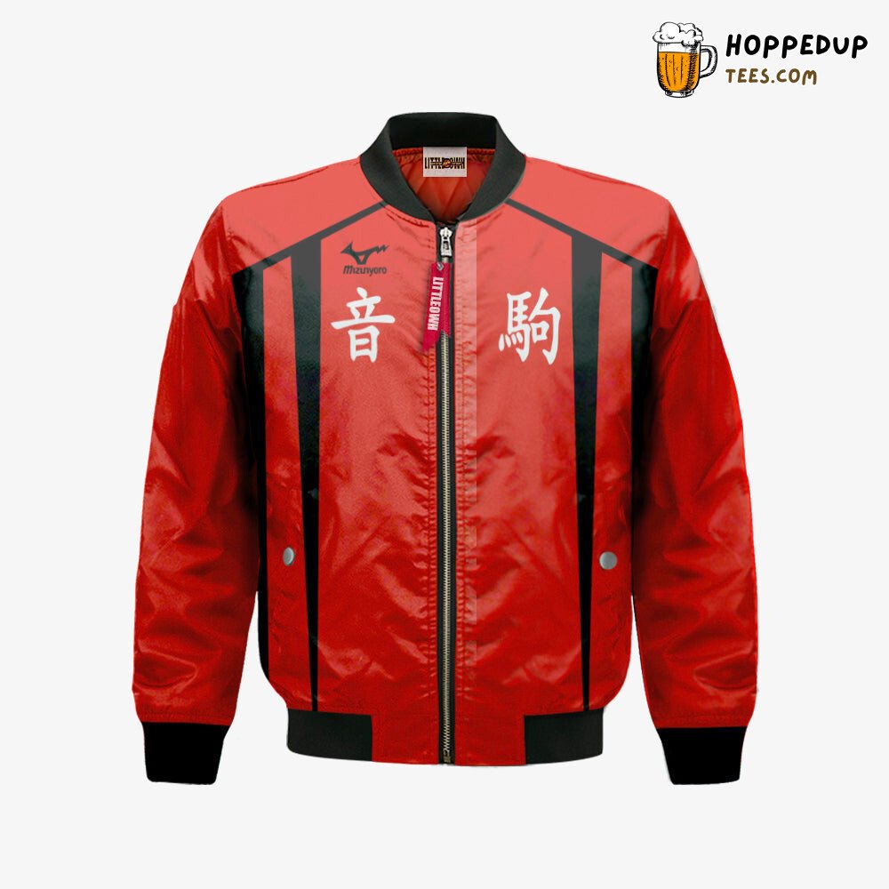Haikyuu Inspired Nekoma High Custom Exclusive Bomber Jacket Look