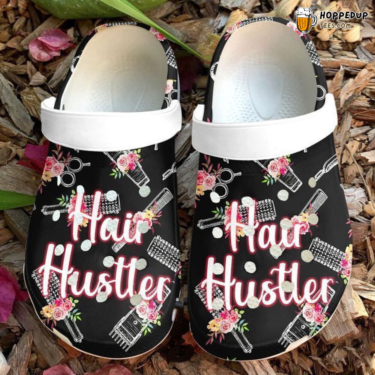 Hairstylist Hair Hustler Themed Classic Comfortable Clogs Shoes