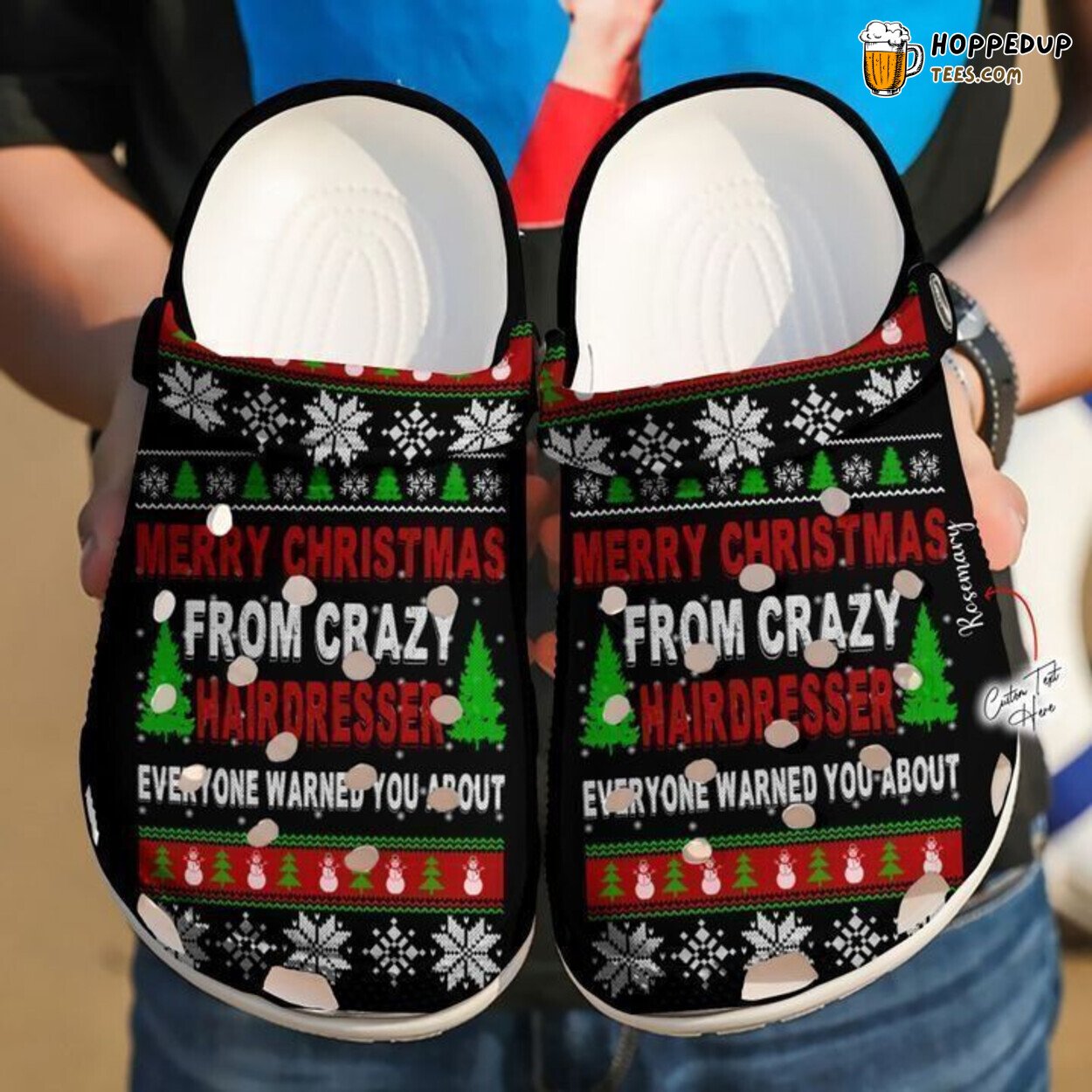 Hairstylist Personalized Crazy Hairdresser Classic Comfort Clogs