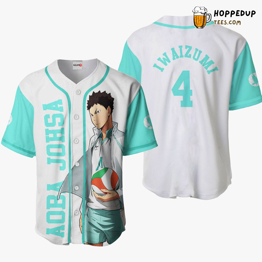 Hajime Iwaizumi Distinctive Anime Collection Design Baseball Jersey Unique