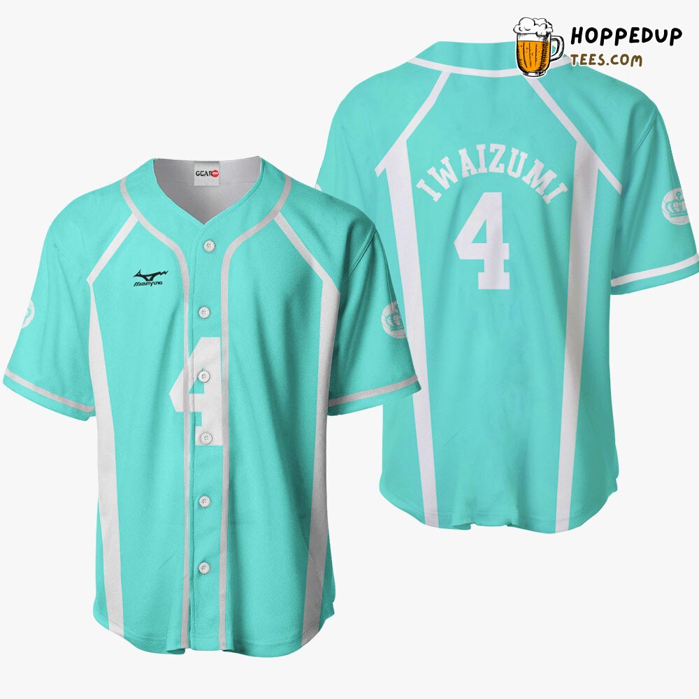 Hajime Iwaizumi Unique Collection Design Baseball Jersey Costume Distinctive