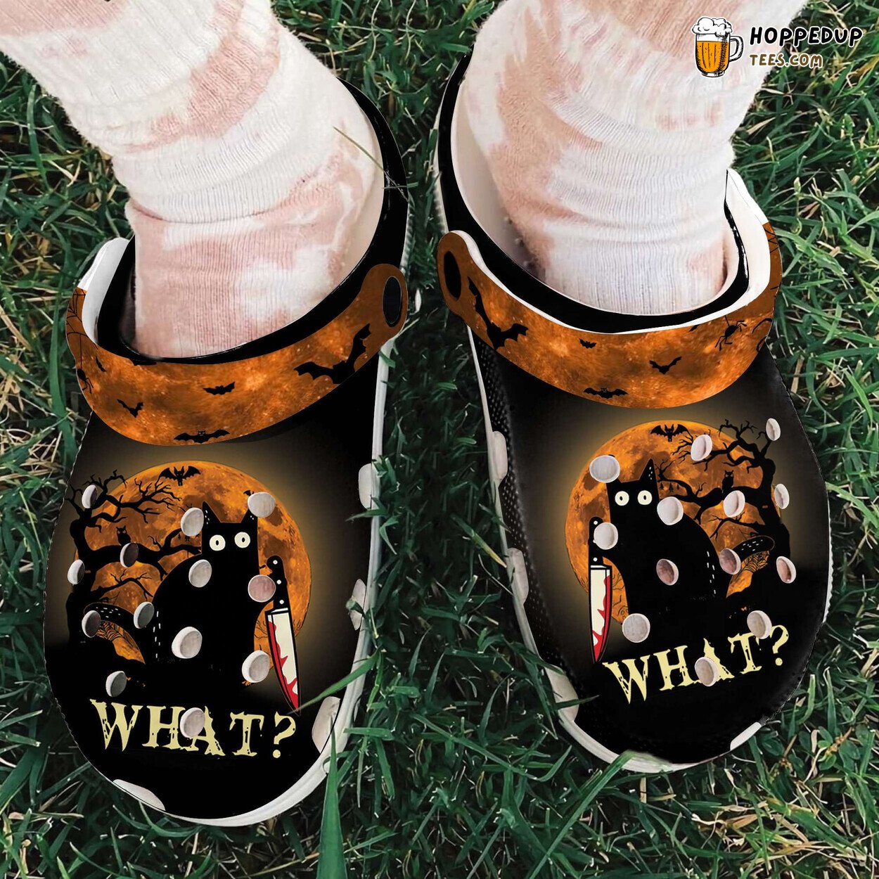 Halloween Black Cats Killer Theme What Clogs Unique Spooky Season Footwear