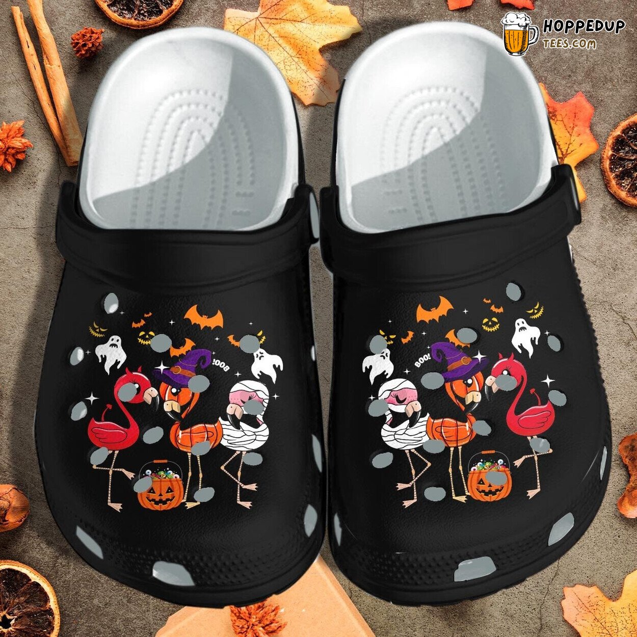 Halloween Cosplay Flamingo Witch Ghost Mummy Shoes Clogs
