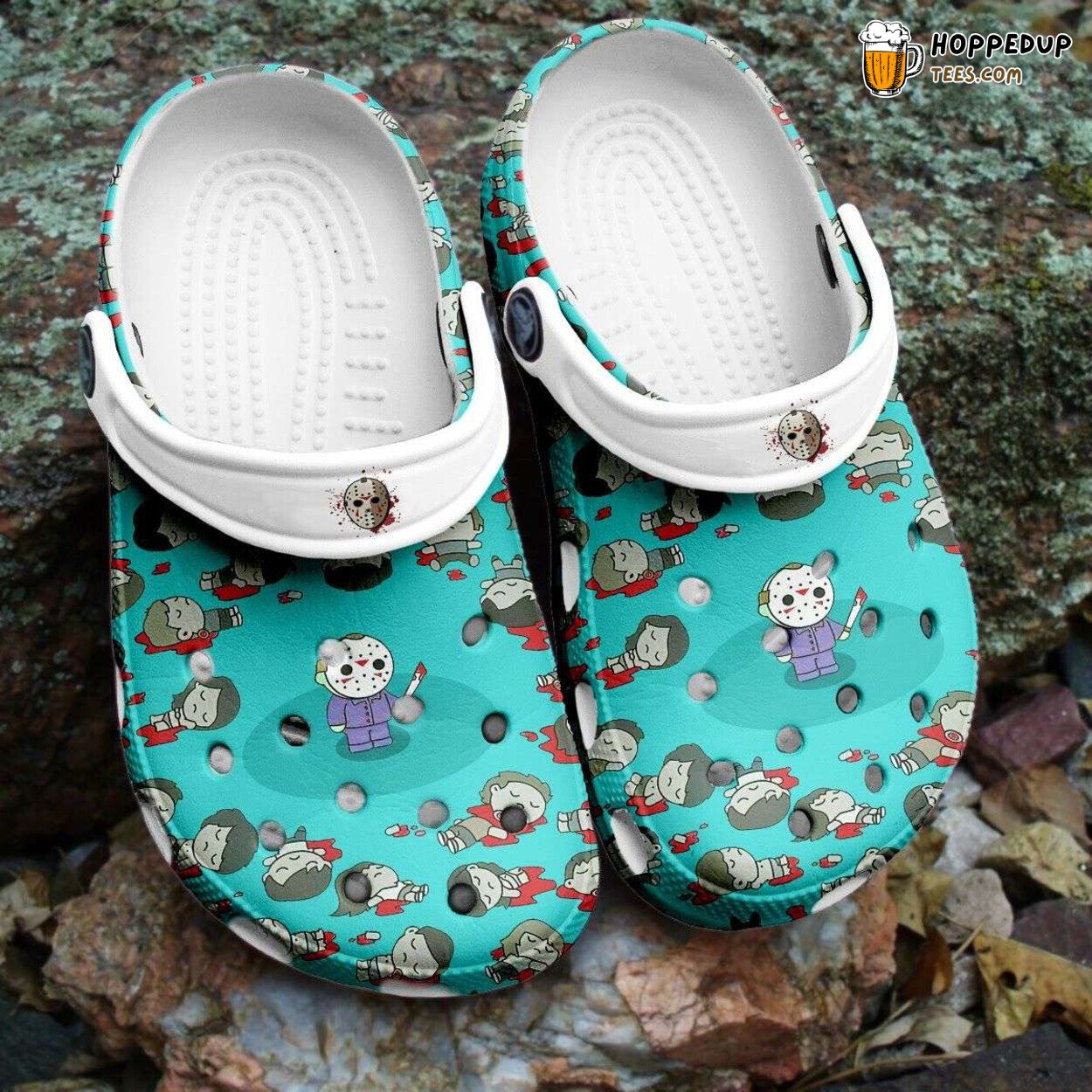 Halloween Face Killer Jason Voorhees Friday 13th Themed Clogs